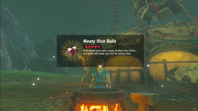 Zelda Recipes: Make Your Own Breath of the Wild Meaty Rice Balls